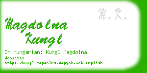 magdolna kungl business card